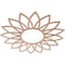 Ekena Millwork Daisy Wood Fretwork Pierced Ceiling Medallion, Cherry, 38"OD x 12 1/2"ID x 3/8"T CMWP38X38X0375DACH - alternate 2